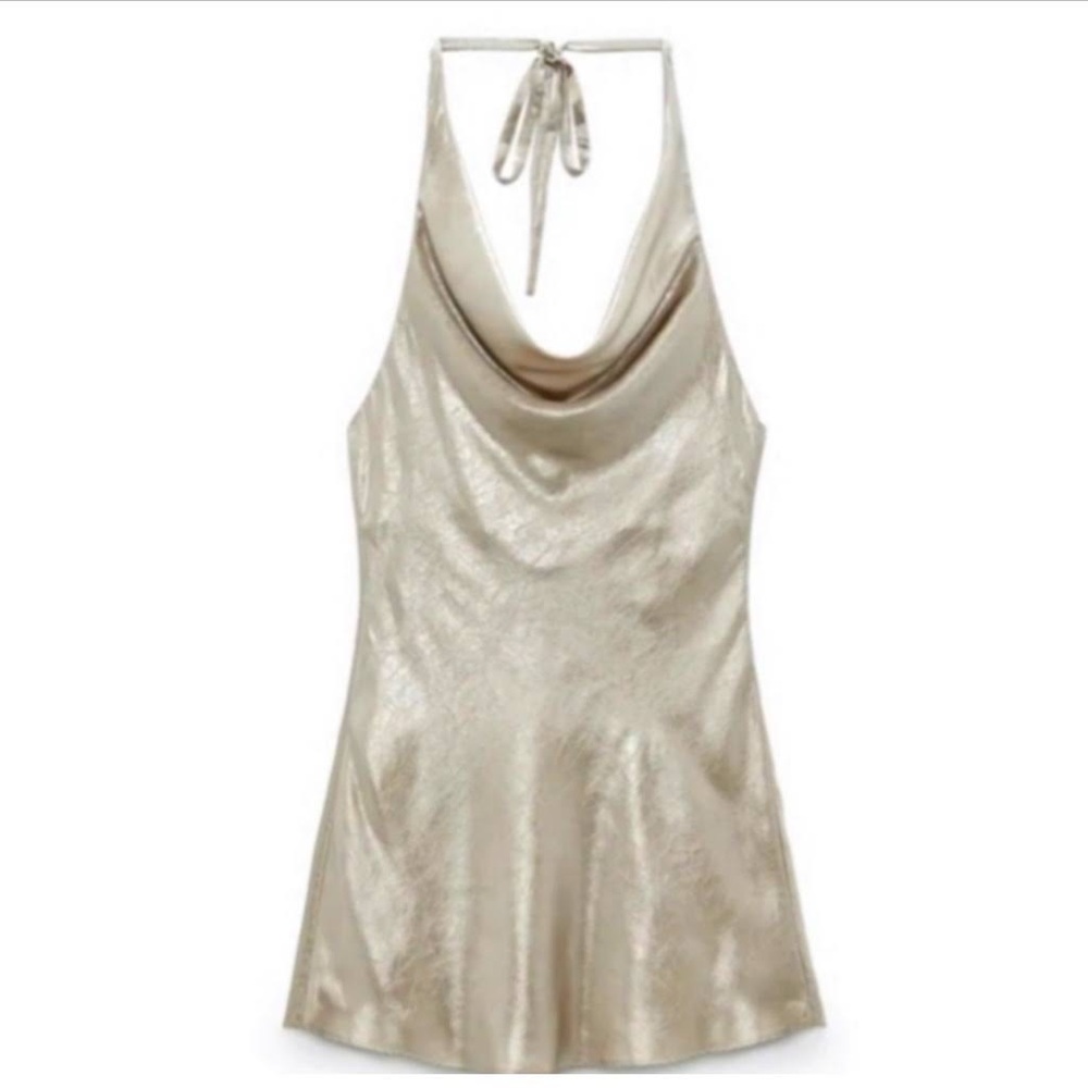 Zara party dress in silver size XS